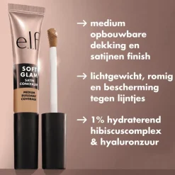 New e.l.f. Soft Glam Satin Concealer 61 Rich Cool