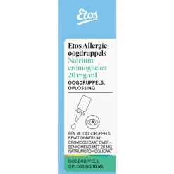 Sale Etos Allergie Oogdruppels Natriumcromoglicaat 20 mg/ml 10 ML