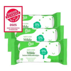 Online Etos Baby & Kids Milde Lotion Billendoekjes 3x80 Stuks