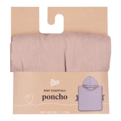 Sale Etos Bad Poncho Beige Een Maat