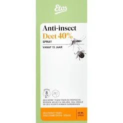 New Etos Deet 40% Anti-Insect Spray 60 ML