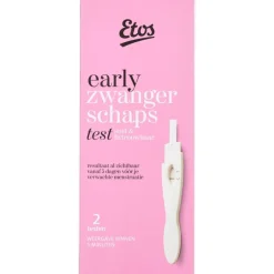 Sale Etos Early Zwangerschapstest 2 stuks