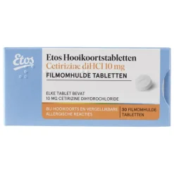 Etos Hooikoortstabletten Cetirizine 10 mg 30 stuks