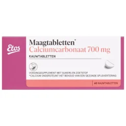 Clearance Etos Maagtabletten Calciumcarbonaat 700 mg 60 stuks
