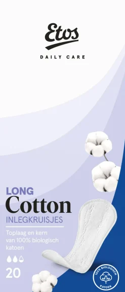 Sale Etos Pure & Organic Long Inlegkruisjes 20 stuks