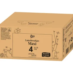 Best Etos Puur & Zacht Luierbroekjes Maat 4 Maxi 8-15 kg 60 stuks