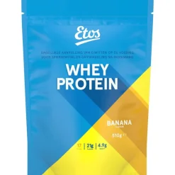 Outlet Etos Whey Protein Eiwitpoeder Banana 510 GR