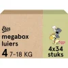 Clearance Etos Woezel & Pip Luiers Maxi Maat 4 7-18 kg Megabox 4x34 stuks