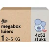 Best Etos Woezel & Pip Luiers Newborn Maat 1 2-5 kg Megabox 4x52 stuks
