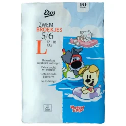 Etos Woezel en Pip Zwemluiers Maat L 10 stuks