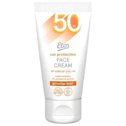 Hot Etos Zonnebrand Gezicht SPF50 Gevoelige Huid 50 ML