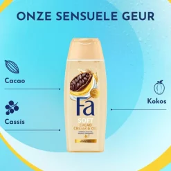 New FA Cream & Oil Cacao Showergel 250 ML