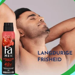 New FA Men Attraction Force Deodorant Spray 150 ML