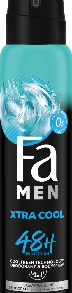 New FA Men Extreme Cool Deodorant Spray 150 ML