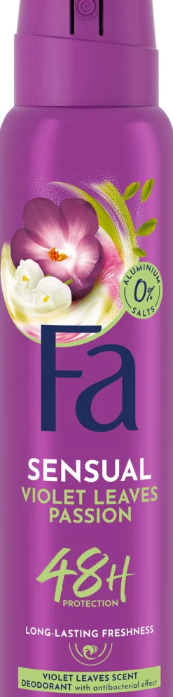 Hot FA Violet Leaves Passion Deodorant Spray 150 ML