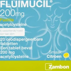 Discount Fluimucil 200 mg Pastilles Citroensmaak