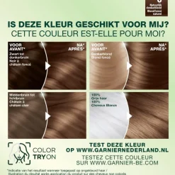 Garnier Nutrisse Crème Permanente Haarverf 6 Natuurlijk Donkerblond