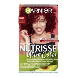 Clearance Garnier Nutrisse Crème Permanente Haarverf 5.62 Levendig Rood