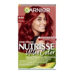 Clearance Garnier Nutrisse Ultra Color Voedende Permanente Haarverf 6.60 Vurig Rood