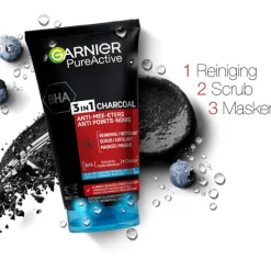 Outlet Garnier PureActive 3-in-1 Gezichtsreiniger Charcoal 150 ML