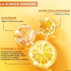 Outlet Garnier Skinactive 10% Pure Vit C Anti-Pigment Nachtserum + Hyaluron 30 ML