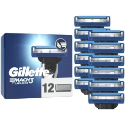 Online Gillette Mach3 Turbo Navulmesjes 12 Stuks