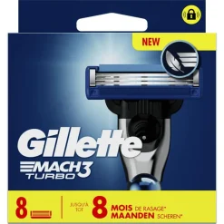 Sale Gillette Mach3 Turbo Scheermesjes 8 stuks