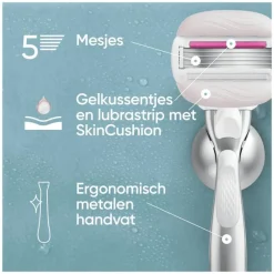 Gillette Venus Comfortglide Sugarberry Scheersysteem 5 Blades + 1 mesje