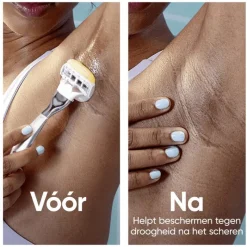 Discount Gillette Venus Comfortglide Coconut Luipaard Scheersysteem 5 Blades plus 1 Mesje