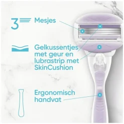 Sale Gillette Venus ComfortGlide Breeze Navulmesjes 4 Stuks