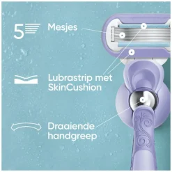 Clearance Gillette Venus Deluxe Smooth Swirl Extra Glad Scheersysteem 5 Blades