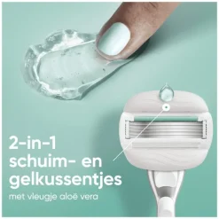 Discount Gillette Venus Pro ComfortGlide Sensitive Scheersysteem 5 Blades + 1 Navulmesjes
