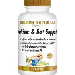 Outlet Golden Naturals Calcium & Bot Support Tabletten 60 stuks