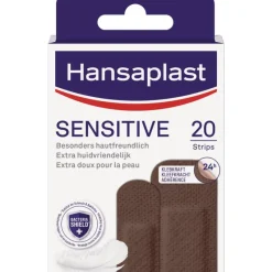 Hansaplast Sensitive Dark 20 stuks