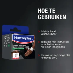 Hot Hansaplast Sport Stevige Sporttape 2,5 CM x 10 M