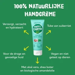 Outlet Happy Earth 100% Natural Caring Hand Cream 75ml