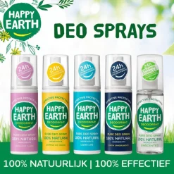 Hot Happy Earth 100% Natuurlijke Jasmine Ho Wood Deodorant Spray 100 ML