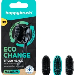 Online happybrush EcoChange Navulverpakking Opzetborstels 3 stuks