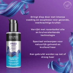 Clearance John Frieda Frizz Ease Dream Curls Crème Oil Voor Pluizig Haar 100 ML