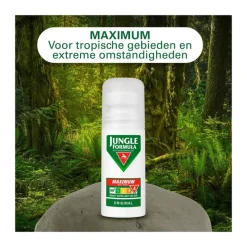 Hot Jungle Formula Anti Muggenroller Maximum 50% DEET 50 ML