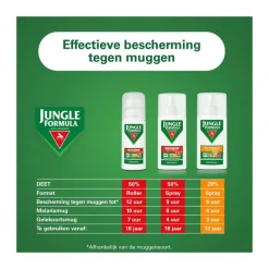 Hot Jungle Formula Anti Muggenroller Maximum 50% DEET 50 ML