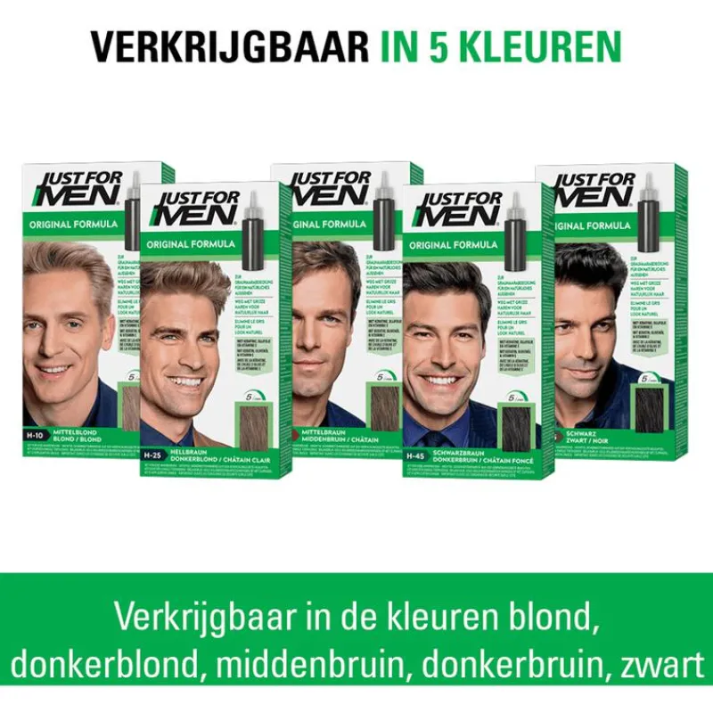 Discount Just For Men Original Formula Donkerbruin H45 H-45 Donkerbruin