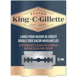New King C Gillette King C. Gillette Double Edge Razor Navulmesjes 10 Stuks
