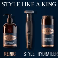 New King C Gillette King C. Gillette 3-in-1 Baard En Gezichtsreiniger 350 ML