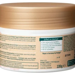Clearance Kneipp Soft Skin Sugar & Oil Bodyscrub 220 GR