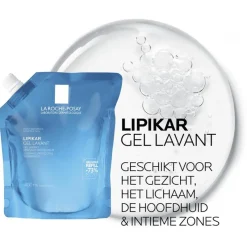 Discount La Roche-Posay Lipikar Wasgel Gevoelige Huid Navulling 400 ML