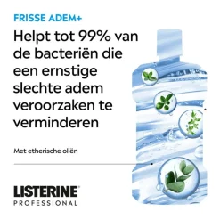 New Listerine professional fresh breath+500ml