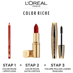 Online L'Oréal Paris Color Riche Satin 230 Coral Showroom Lippenstift 4,5 GR 230- Coral Showroom