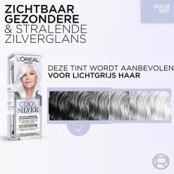 Clearance L'Oréal Paris Cool Silver Revitaliserende ZilververzorgingPuur Wit 01 Puur Wit