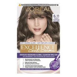 Best L'Oréal Paris Excellence Cool Creams Permanente Haarverf 6.11 Ultra Ash Donkerblond 6.11 - Ultra ash donkerblond